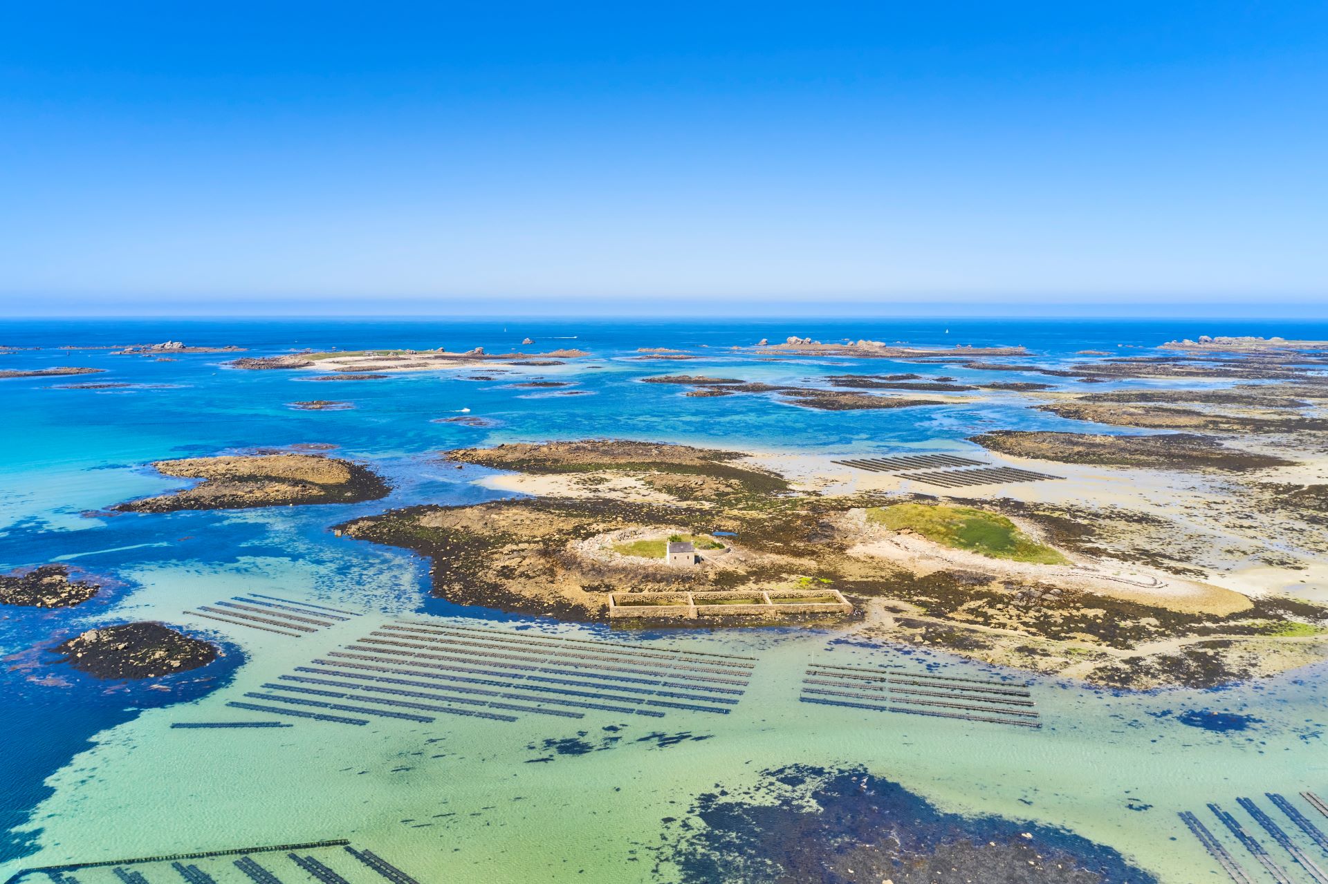 View of the Abers archipelago