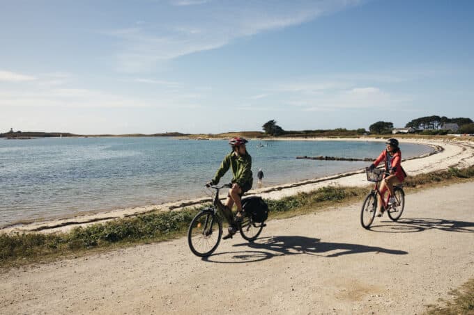 Cycling on the coastal cycle route