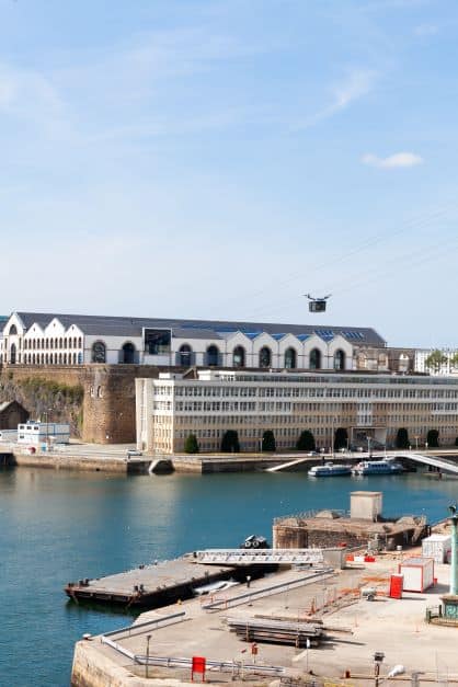 View of the Ateliers des Capucins in Brest