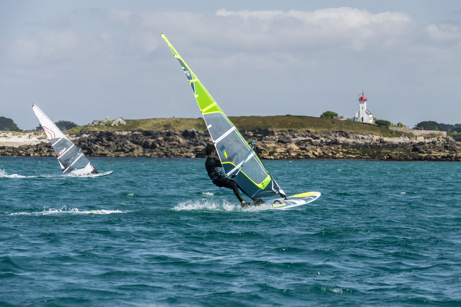 Windsurfing in the Abers
